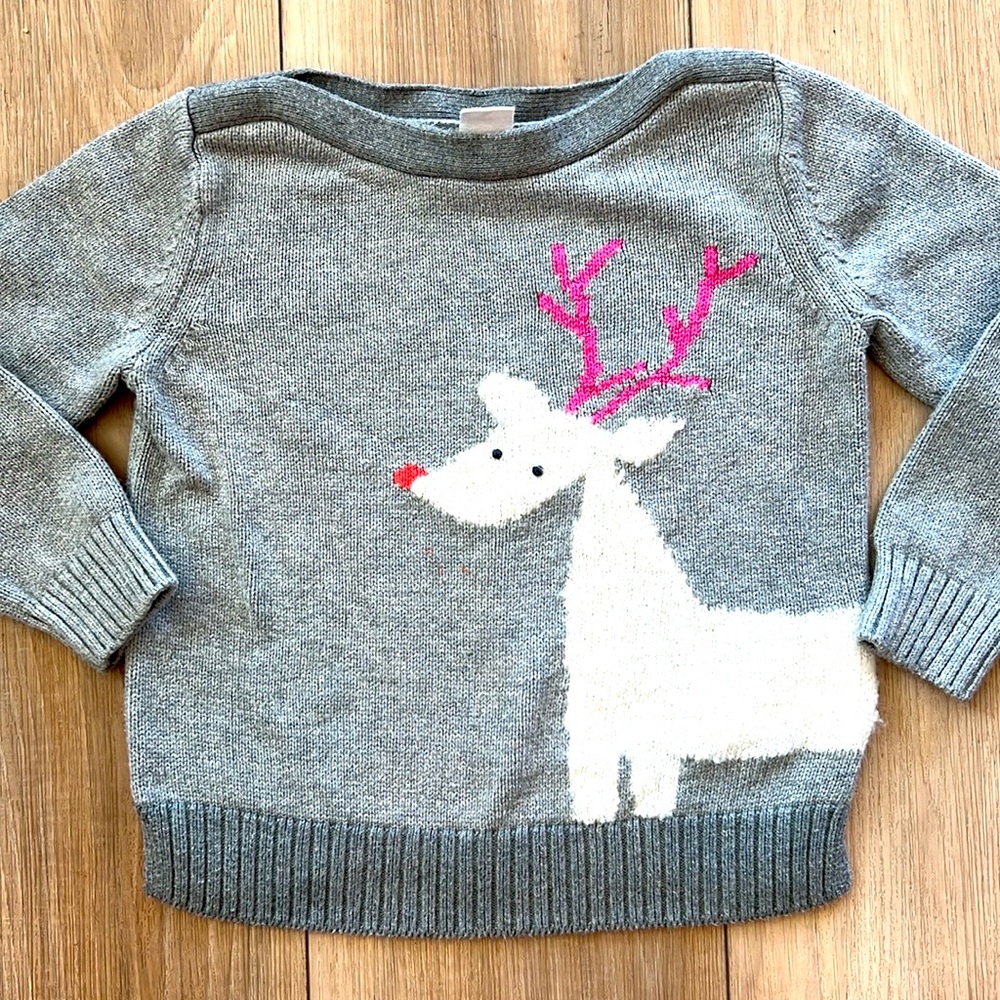 [baby GAP] Reindeer Intarsia Sweater